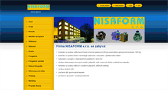 Desktop Screenshot of nisaform.cz