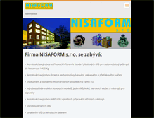 Tablet Screenshot of nisaform.cz